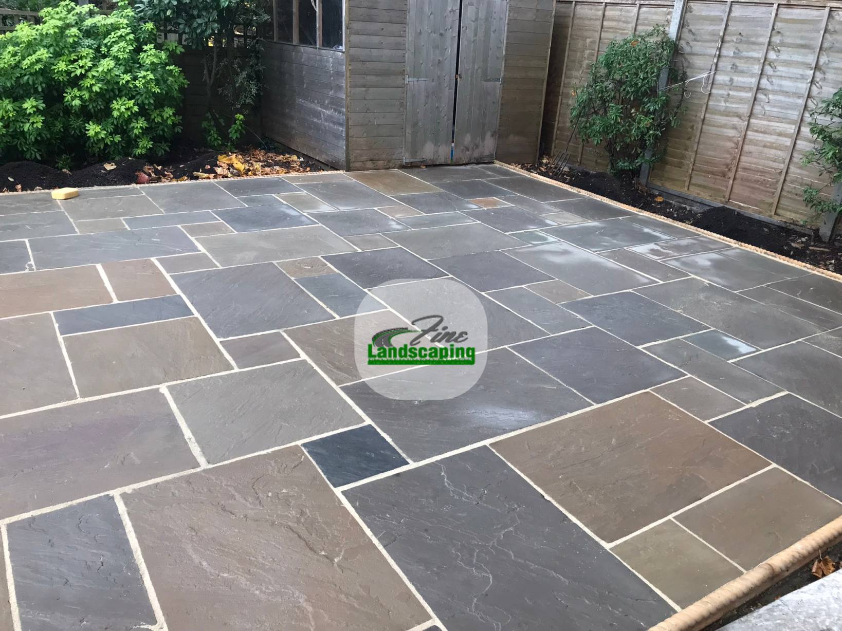 Driveway installation project in London